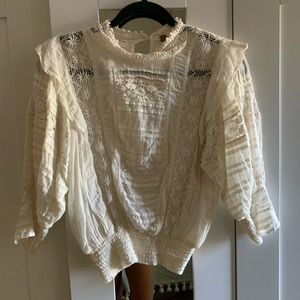 Free People lace top size small
